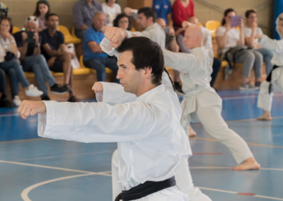 Foto di Kuan Hu She Hu posizione di shaolin Dalla A.S.D. meihua che pratica Kung-fu Chang del M°Chang Dsu Yao. Grazie a un team nutrito di maestri e istruttori offre corsi e eventi di kung-fu tai chi shaolin e chi kung